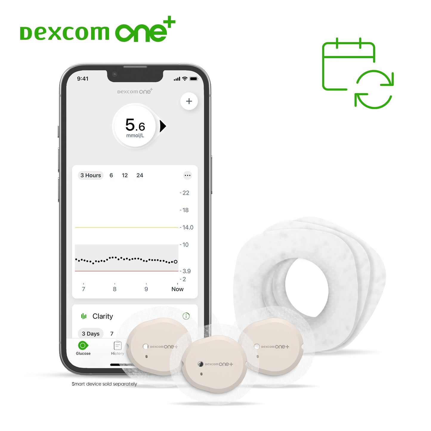 Dexcom ONE+ Single Sensor (subscription)